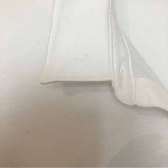 Eileen Fisher White Button 100% Organic Cotton - Picture 7 of 7